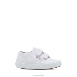 Superga 2750 6JR0T102 White | Superga 2750 Kids Straps Easylite
