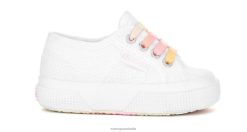 Superga 2750 6JR0T301 White-Candy Multicolor | Superga 2750 Kids Shaded Lace