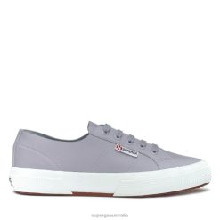 Superga 2750 6JR0T314 Blue Lt Grey | Superga 2750 Unlined Nappa -F Avorio