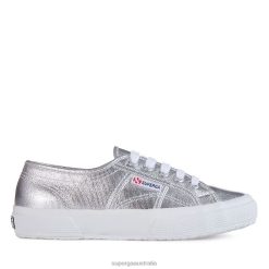Superga 2750 6JR0T413 Grey Silver | Superga 2750 Metallic Canvas