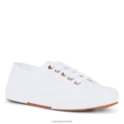 Superga 2750 6JR0T546 White-Rose Gold | Superga 2750 Cotu Big Eyelets