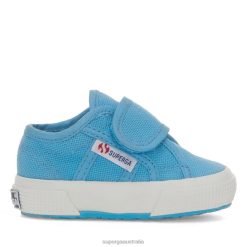 Superga 2750 6JR0T602 Blue Lt Dusty | Superga 2750 Bstrap Baby - F Avorio