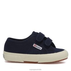 Superga 2750 6JR0T607 Navy | Superga 2750 Jstrap Classic Kids