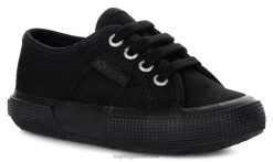 Superga 2750 6JR0T616 Total Black | Superga 2750 Jcot Classic Kids