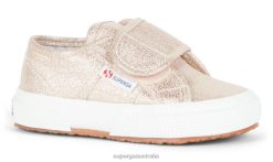 Superga 2750 6JR0T640 Rose Platinum | Superga 2750 Baby Strap Lame