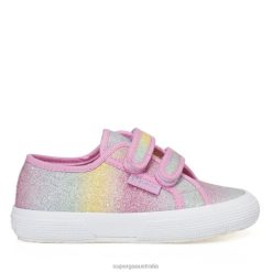 Superga 2750 6JR0T665 Pink Pastel Multicolour | Superga 2750 Kids Iridescent Microglitter