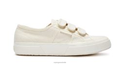 Superga 2750 6JR0T85 Beige Raw Total-Shiny | Superga 2750 Straps Shiny Gum