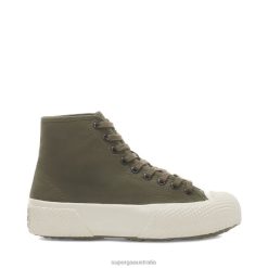 Superga Australia 6JR0T260 Military Green-Off White | Superga 2435 Collect M51 Military Park