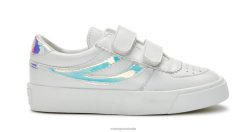 Superga Australia 6JR0T293 White Opalescent | Superga 2846 Kids Seattle Straps Opale