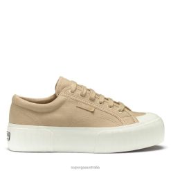 Superga Australia 6JR0T319 Magenta-Terminalia | Superga 2631 Stripe Platform Organic Natural Dye