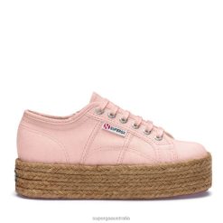 Superga Australia 6JR0T332 Pink Peach | Superga 2790 Rope