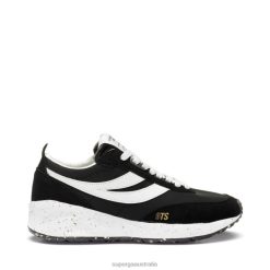 Superga Australia 6JR0T37 Black White | Superga 4089 Training 9Ts Slim Vegan L