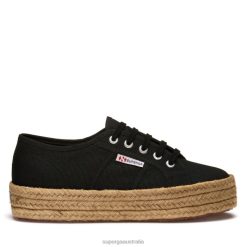 Superga Australia 6JR0T388 Black | Superga 2730 Cotrope