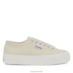 Superga Australia 6JR0T407 Beige Lt Eggshell | Superga 2740 Platform -F Avorio
