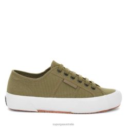 Superga Australia 6JR0T427 Green Tortora-White | Superga 2706 Og Avorio