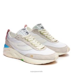 Superga Australia 6JR0T522 White Turquoise Sea Green | Superga 4089 Training 9Ts Slim