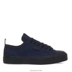 Superga Australia 6JR0T571 Navy-Black | Superga 2630 Stripe Webbing