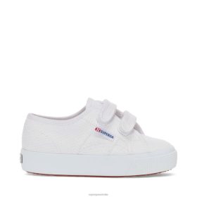 Superga Australia 6JR0T783 White | Superga 2730 Kids Straps Sneakers