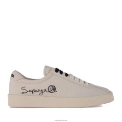 Superga Shoes 6JR0T164 Natural Beige | Superga 2843-Clubs Organiccottonhempu