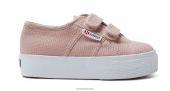 Superga Shoes 6JR0T192 Pink Smoke | Superga 2730 Kids Straps