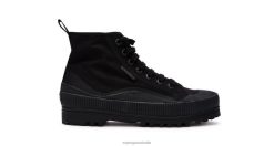 Superga Shoes 6JR0T249 Black-Grey Mix | Superga 2469 Alpina Wave Hd Print