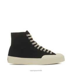 Superga Shoes 6JR0T265 Black Off White | Superga 2433 Workwear