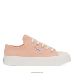 Superga Shoes 6JR0T329 Pink Peach | Superga 2630 Cotu -F Avorio