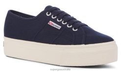 Superga Shoes 6JR0T354 Navy | Superga 2790 Linea Up Down