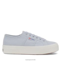 Superga Shoes 6JR0T408 Grey Lilla | Superga 2740 Platform -F Avorio