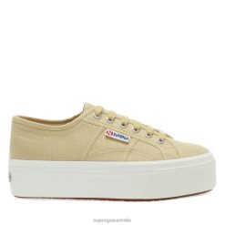 Superga Shoes 6JR0T460 Beige Almond | Superga 2790 Linea Up Down -F Avorio