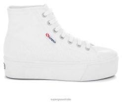 Superga Shoes 6JR0T499 White | Superga 2705 High Top