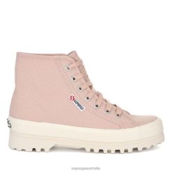 Superga Shoes 6JR0T512 Pink Skin | Superga 2341 Cotu Alpina -F Avorio