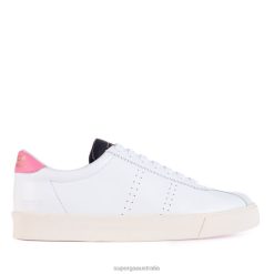 Superga Shoes 6JR0T545 White-Cotton Candy | Superga 2843 Sport Club S