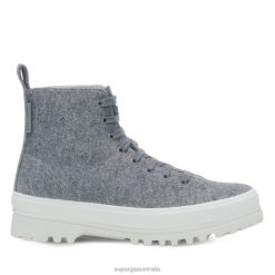 Superga Shoes 6JR0T550 Lt Grey | Superga 2644 Alpina Felt -F Avorio