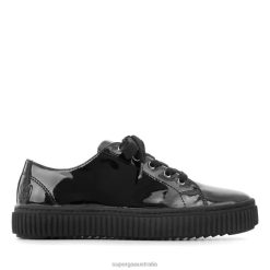 Superga Shoes 6JR0T649 Black | Superga 4867 Varnish